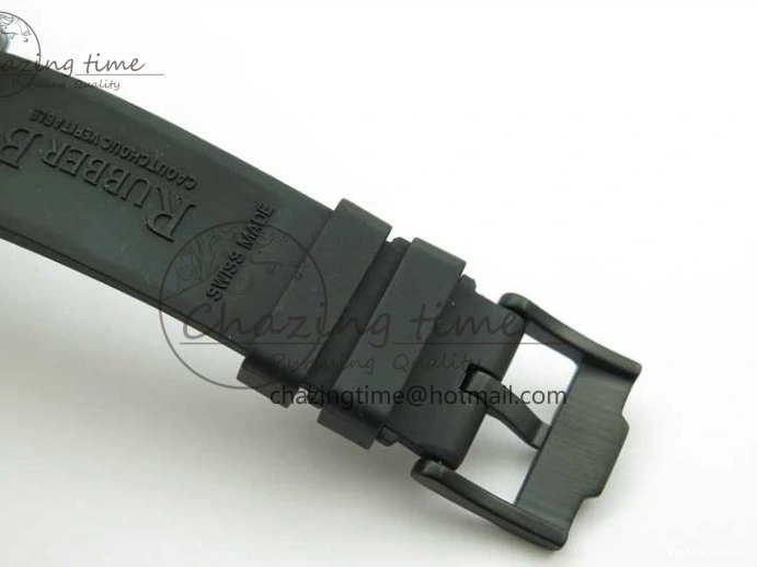 0109 Submariner 40mm Black Ceramic 5GF Best Edition Cream Dial on Black Rubber Strap SA Neat 2470